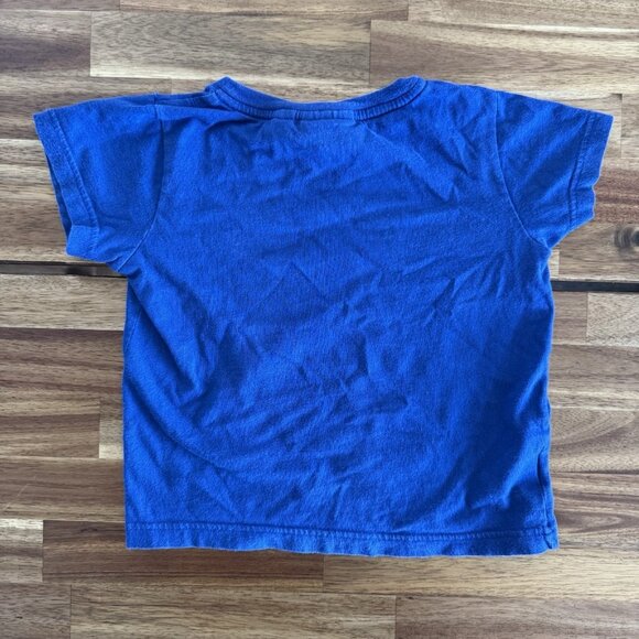 Lacoste Kid's Blue Short Sleeve Crew Neck Tee Size 4 Preppy Classic Sporty - Picture 10 of 11